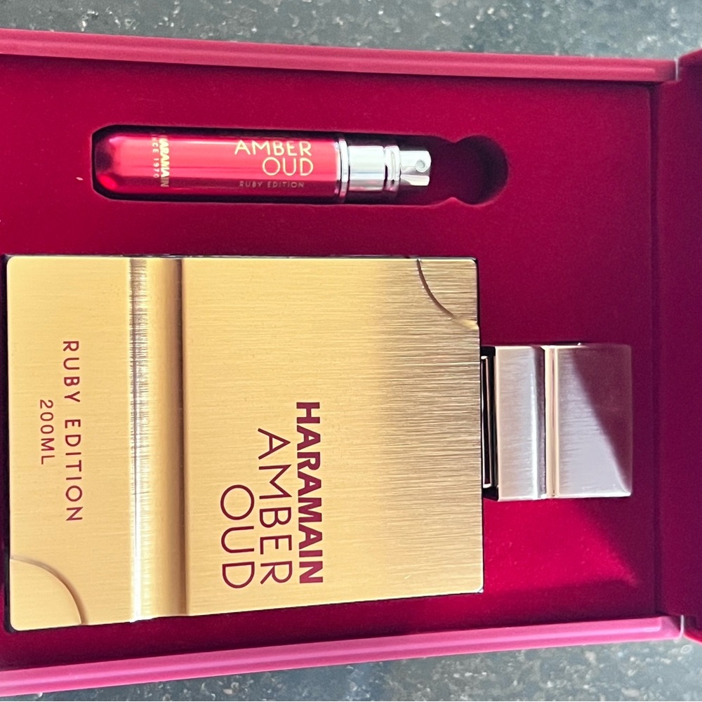 Haramain Amber Oud Ruby Edition Perfume Set
